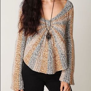 Free People Bell Sleeve Sweater